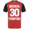 Maillot de Supporter Bayer 04 Leverkusen Jeremie Frimpong 30 Domicile 2024-25 Pour Enfant